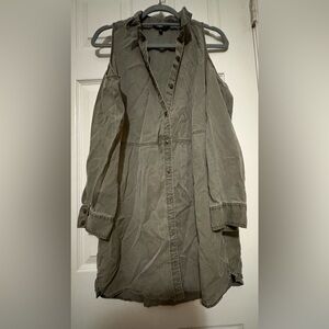 Express Khaki Utility Dress